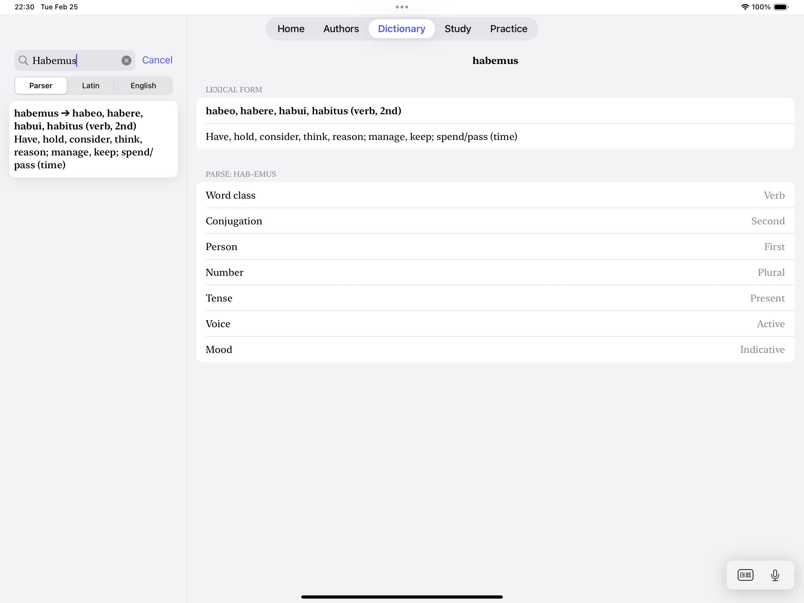Browse meanings with our built-in dictionaries.